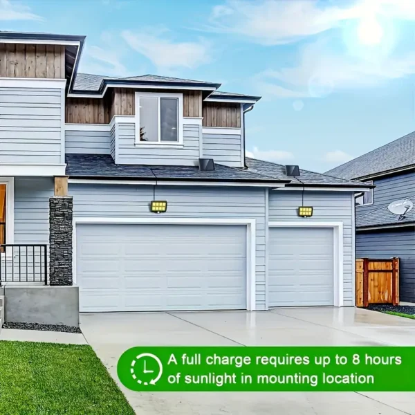 7c962052-8a3c-40f1-8f7e-b9992a4f407c Outdoor Solar Wall Light with 3 Working Modes, 160 LED Super Bright Solar Street Light, Solar Security Light, Garden Lamp, Street Lighting, Wall Light, Solar Flood Light, Suitable for Yard Deck Garage Driveway Porch